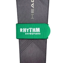 Rhythm Ski Straps -Fisscher Sport GreenSkiStrapOnSki
