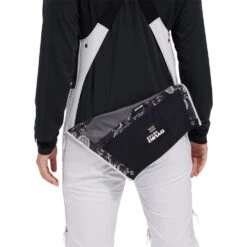 Nimi Yama Pro 3L Bib Ski Pant - Womens -Fisscher Sport Outerwear Nimi 3LYamaPro BibPant Chalk zipperdropseat