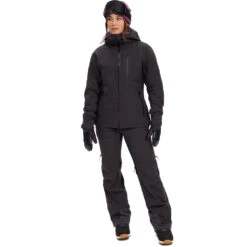 Nimi Yama Pro 3L Ski Jacket - Womens -Fisscher Sport Outerwear Nimi 3LYamaPro Jacket Black full
