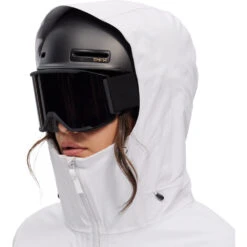 Nimi Yama Pro 3L Ski Jacket - Womens -Fisscher Sport Outerwear Nimi 3LYamaPro Jacket Chalk hood